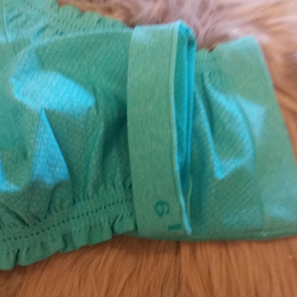 Lululemon in the flow crop  cosmic teal - Picture 6 of 7